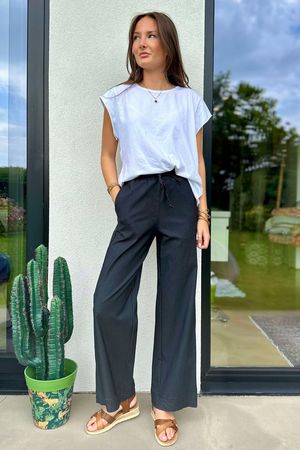 The Hipkiss Wide Leg Magic Jean Black